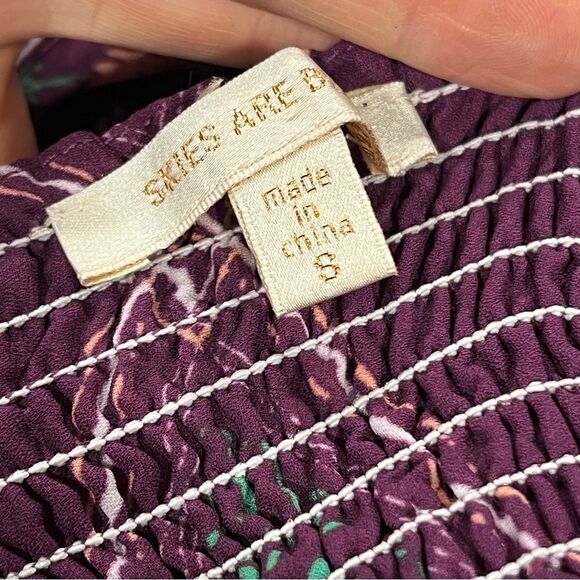 Skies Are Blue floral Spaghetti Strap Sundress size small - Picture 11 of 15